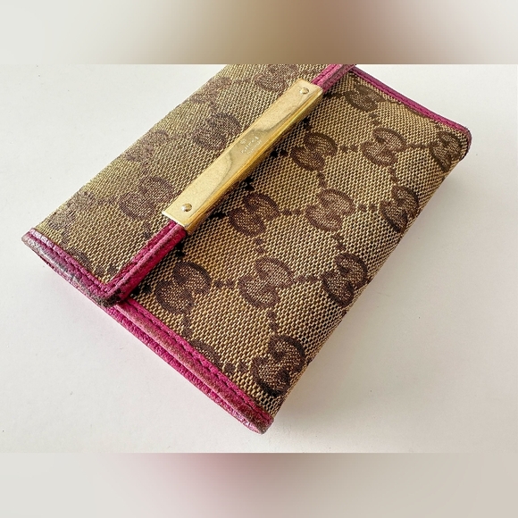 Pre-loved GUCCI Cloth wallet Very good condition - Picture 3 of 13